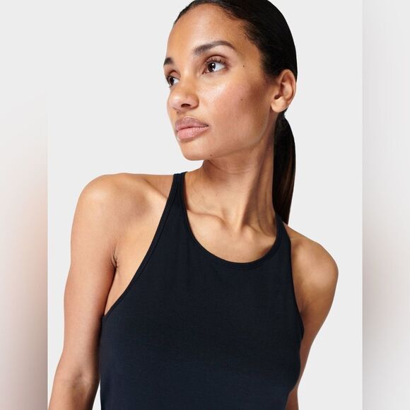 Sweaty Betty Breathe Easy Run Vest - Black - Picture 3 of 9